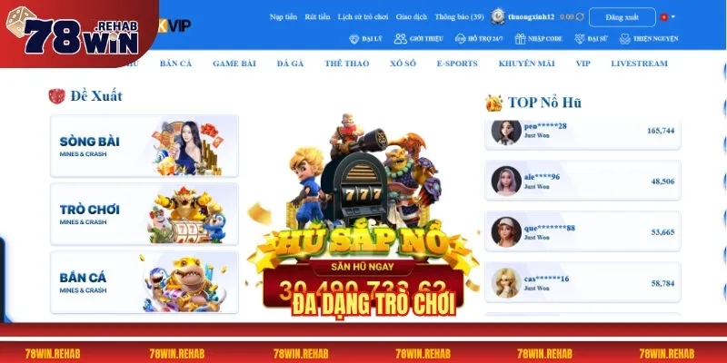 78win - Cổng cược trực tuyến siêu hấp dẫn nhất 2025 24 Đa dạng trò chơi
