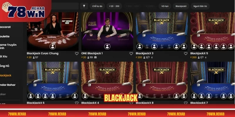 Casino 78WIN - Đăng Ký Nhanh, Nhận Thưởng Cực Hấp Dẫn 3 Blackjack