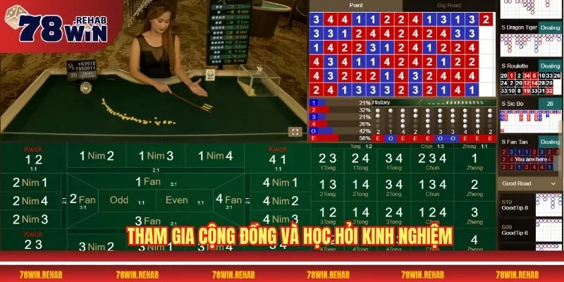 Fantan 78WIN - Trải Nghiệm Game Cổ Điển Đầy Kịch Tính 4 Tham gia cộng đồng và học hỏi kinh nghiệm
