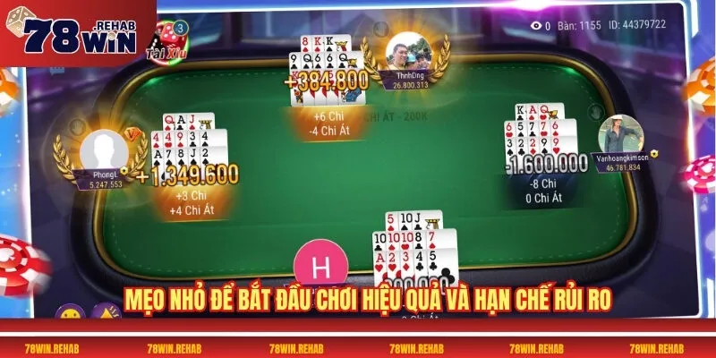 Game Bài 78WIN Sân Chơi Đổi Thưởng Hàng Đầu Việt Nam 5 Mẹo nhỏ để bắt đầu chơi hiệu quả và hạn chế rủi ro