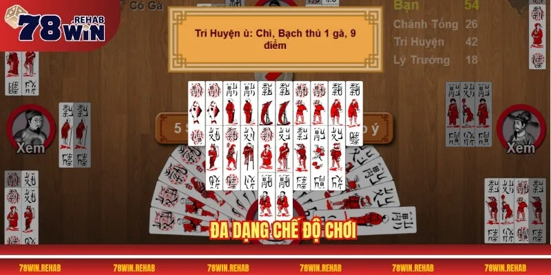 Game Bài Chắn 78WIN – Đánh Chắn Đổi Thưởng Cực Hay 3 Đa dạng chế độ chơi