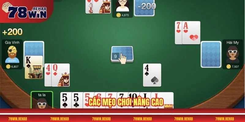 Game Bài Tú Lơ Khơ 78WIN – Trải Nghiệm Đỉnh Cao 4 Các mẹo chơi nâng cao
