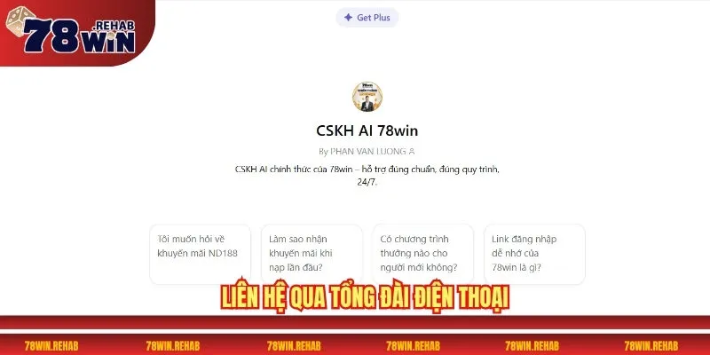 Liên Hệ 78WIN Ngay Hôm Nay Để Được Hỗ Trợ Miễn Phí 2 Liên hệ qua tổng đài điện thoại