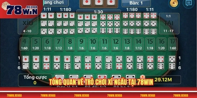 Xí Ngầu 78WIN - Top Chiến Lược Chơi Hay Nhất 2025 2 Tổng quan về trò chơi xí ngầu tại 78WIN